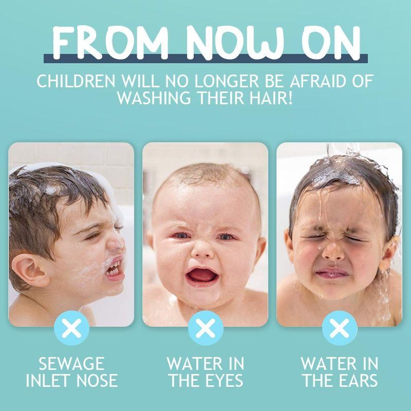 Touca protetora de banho para bebês - Canto da Criança