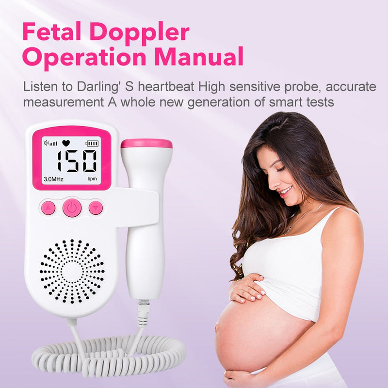 Monitor Fetal - Para ouvir o coraçãozinho do seu bebê - Canto da Criança
